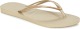 Havaianas Slim teenslippers zand/goud