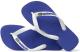 Havaianas Brasil Logo teenslippers wit/blauw