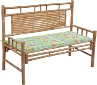 VidaXL Tuinbank met kussen 120 cm bamboe
