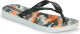 Ipanema Classic Kids teenslippers met printopdruk grijs/zwart/oranje