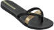 Ipanema Kirey teenslippers zwart/goud