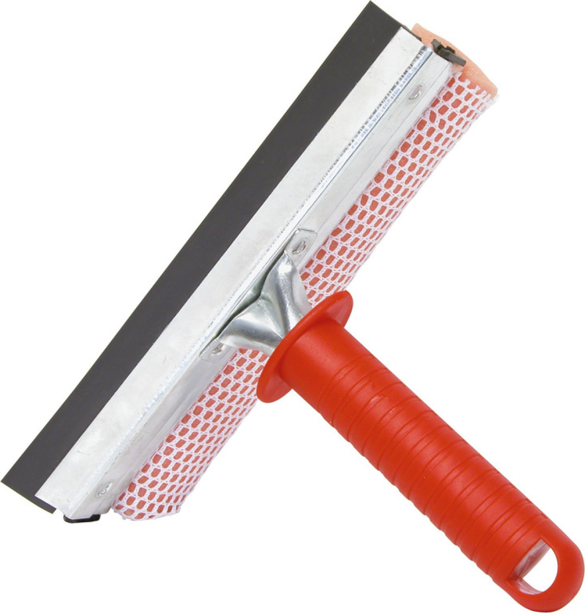 Merkloos Raamwisser / raamtrekker met rood plastic handvat 19 cm