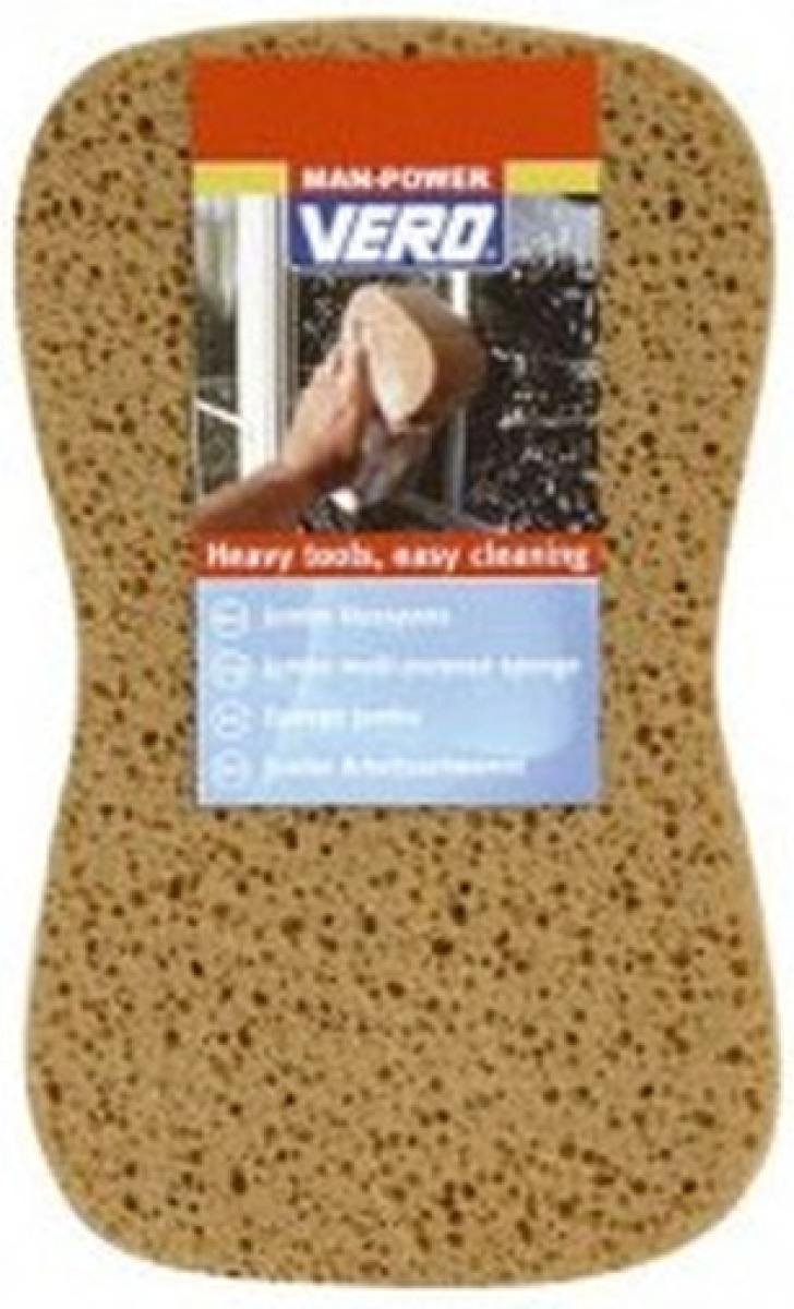 Merkloos Viscose schoonmaakspons / klusspons XL 22 x 11 cm