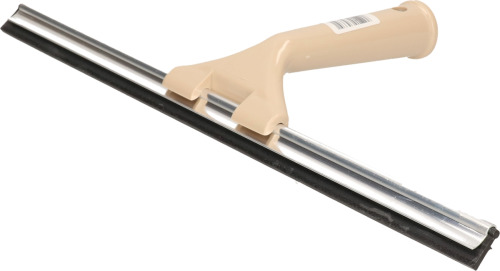 Sorx Beige raamwisser/raamtrekker rubber strip en kunststof handvat 35 cm