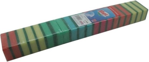 Merkloos Gekleurde schuursponsjes 20 stuks
