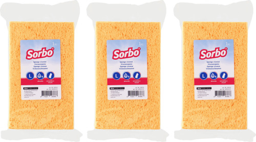 Sorbo 4x Huishoud producten afwas/schoonmaaksponsjes 16 cm