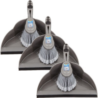3x Sorbo stoffer en blik set zilver