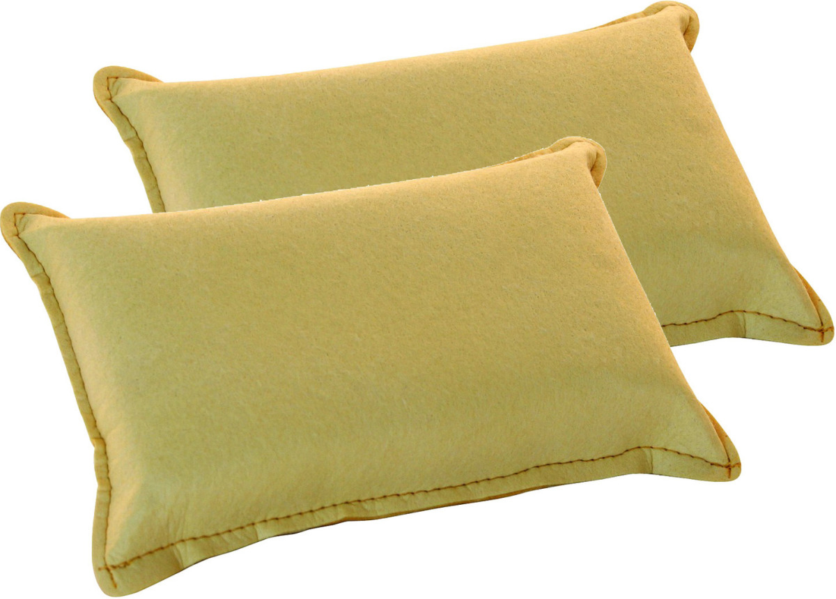 Merkloos 2x Schoonmaaksponzen zeem 13 x 9 x 4 cm voor ramenlappen/auto reinigen