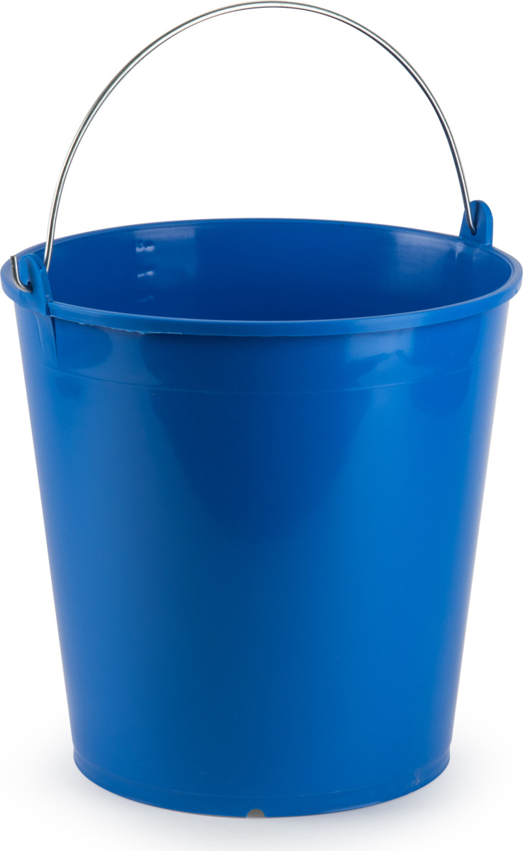 Forte Plastics Emmer blauw 15 liter 32 x 31 cm schoonmaakartikelen