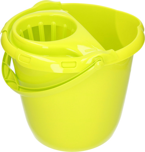 Forte Plastics Groene dweilemmer/mopemmer 15 liter 38 x 34 cm