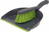 Merkloos Stoffer en blik grijs/groen