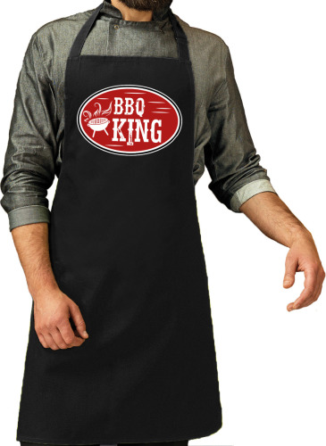 Bellatio Decorations BBQ / Barbecue king cadeau schort voor heren