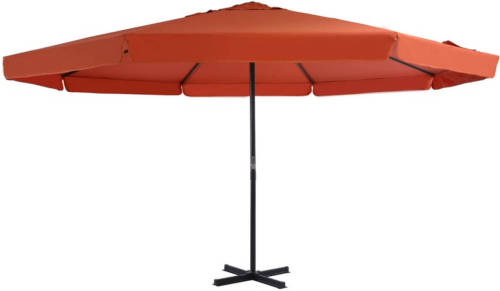 VidaXL Tuinparasol met aluminium paal 500 cm terracotta