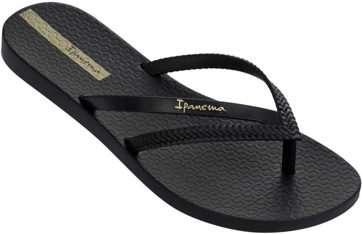 Ipanema Bossa teenslippers zwart