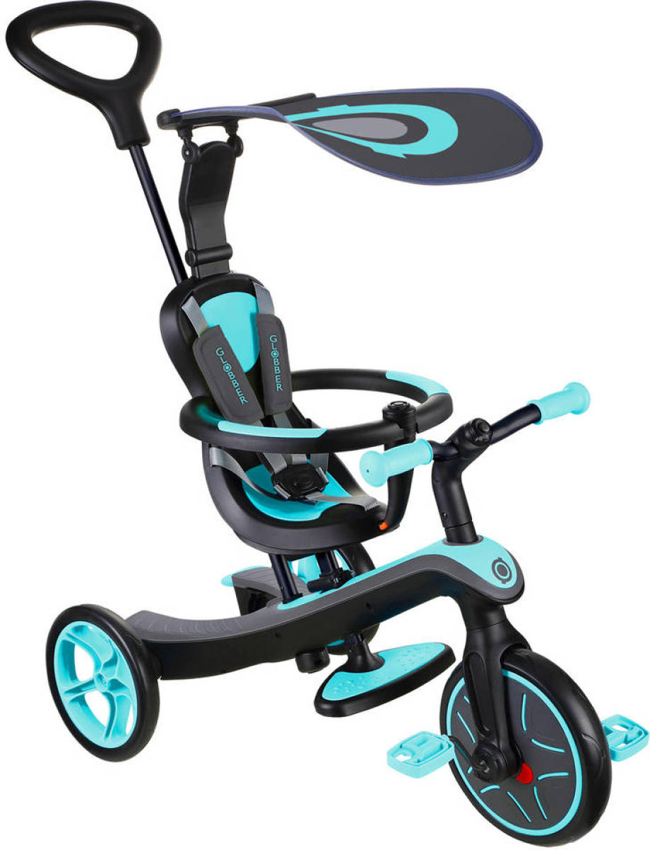 Globber Trike Explorer 4-in-1 Junior Blauw/Zwart
