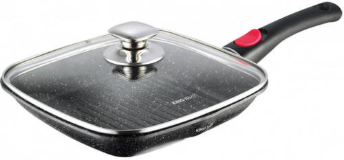 KINGHOFF 1510 grillpan - 24x24 cm - marble coating - inductie