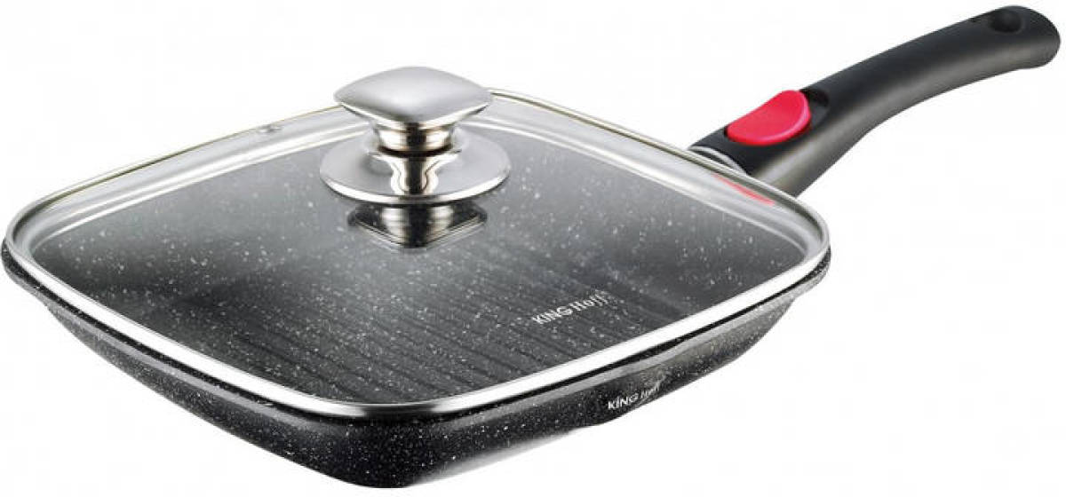 KINGHOFF 1511 grillpan - 28x28 cm - marble coating - inductie