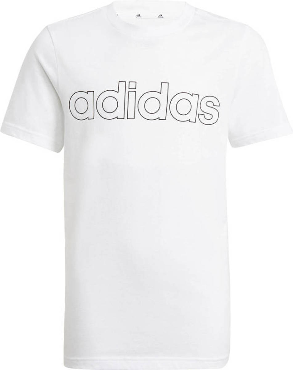 adidas Performance sport T-shirt wit/zwart