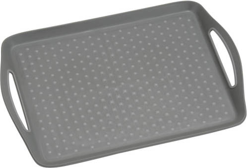 4Goodz Anti-slip dienblad 45,5x32x4,5 cm - Grijs