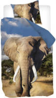 Snoozing Imani dekbedovertrek - 1-persoons (140x200/220 cm + 1 sloop) - Katoen - Multi
