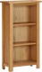 VidaXL Boekenkast smal 45x22,5x82 cm massief eikenhout en MDF