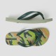 Ipanema Classic Kids teenslippers met camouflage print kaki/groen