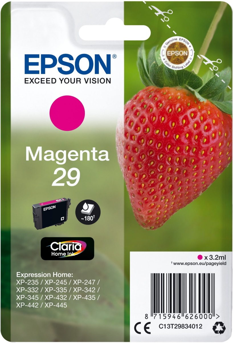 Epson 29 - Aardbei Inkt Paars