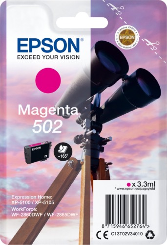 Epson 502 - Verrekijker Inkt Paars