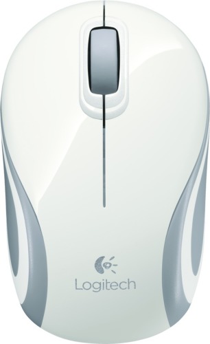 Logitech Wireless Mini Mouse M187 Muis Wit