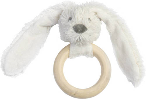 Happy Horse Ivory Rabbit Richie FSC Wooden Teething Ring
