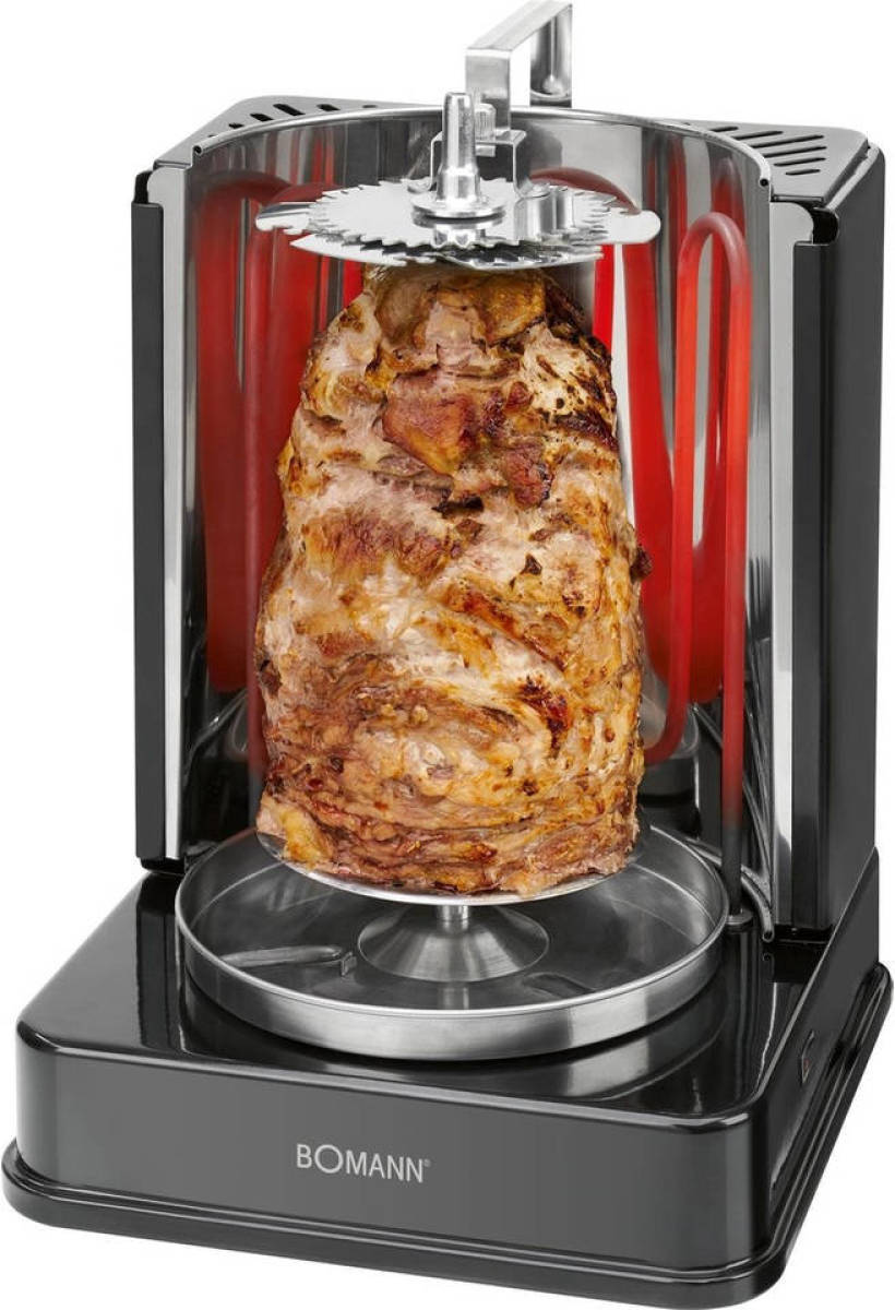 Bomann DVG 3006 CB Multigrill, Shoarmagrill, Kebab grill, kippengrill