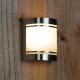 Byron LED Wandlamp voor Buiten Zilver