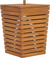 VidaXL Wasmand 30x30x45 cm massief teakhout