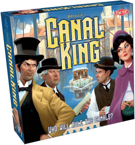 Tactic bordspel Canal King Brugge junior karton 179-delig