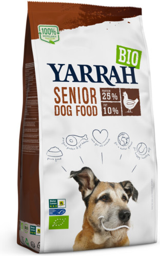 Yarrah Biologisch Hondenvoer Senior Kip 10 kg