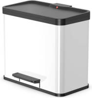 Hailo Pedaalemmer Oko Duo Plus maat L 17+9 L wit 0630-230