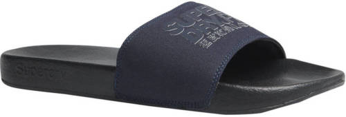 Superdry Sport Sorrento badslippers Sorrento zwart/donkerblauw