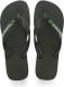 Havaianas Brasil Logo teenslippers olijfgroen