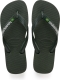 Havaianas Brasil Logo teenslippers olijfgroen