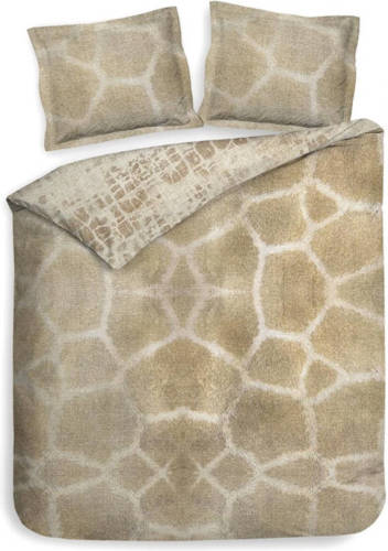 Heckett & Lane dekbedovertrek Rishi - Skin Beige - Lits-jumeaux XL 260x200/220 cm