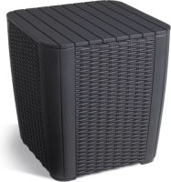 Allibert Bijzettafel Luzon grafiet 223934