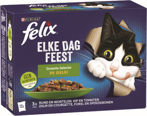 Felix Elke Dag Feest Groente Selectie in Gelei 12 x 85 gr