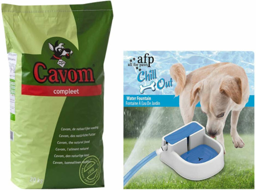 Overig Cavom Compleet Hondenvoer&Afp Waterbak Pakket
