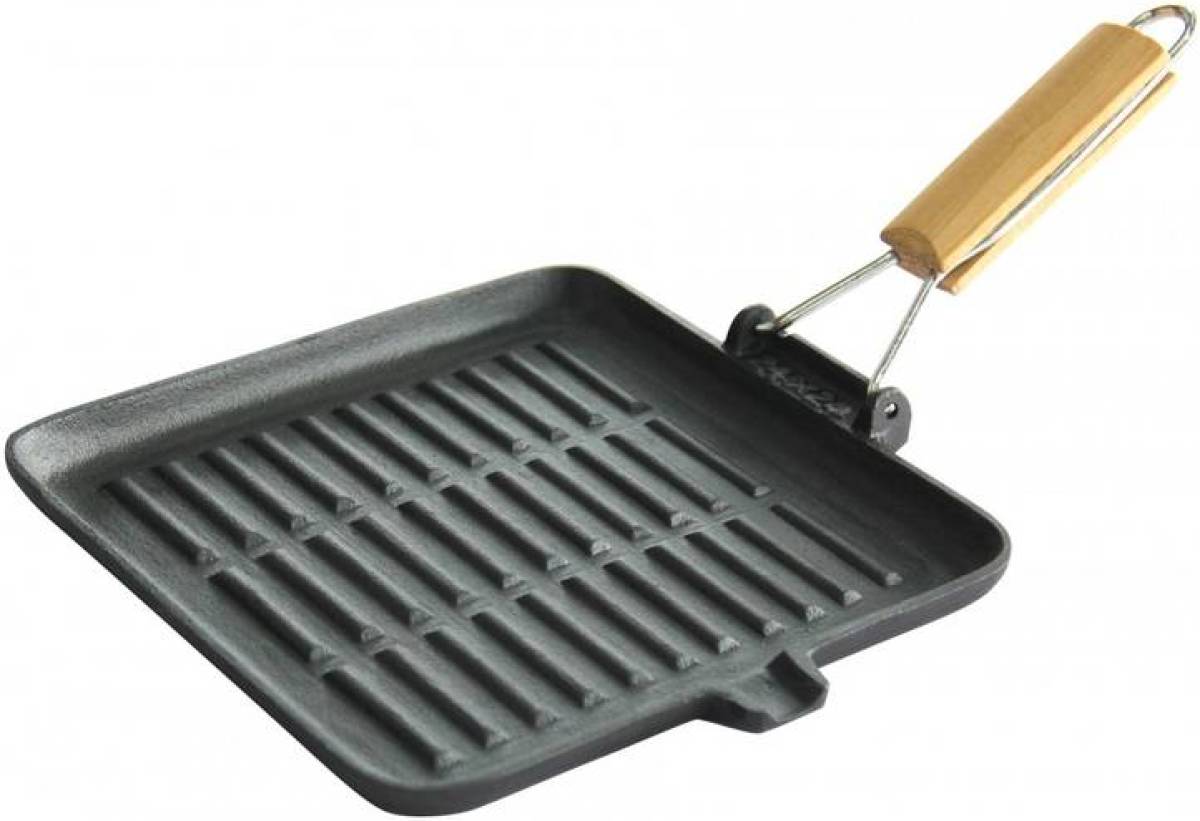 KINGHOFF grillpan KH-1107 - Ø24 cm - Gietijzeren - alle warmtebronnen