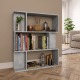 VidaXL Boekenkast/kamerscherm 80x24x96 cm spaanplaat betongrijs