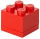 Set van 6 - Opbergbox Mini 4, Rood - LEGO