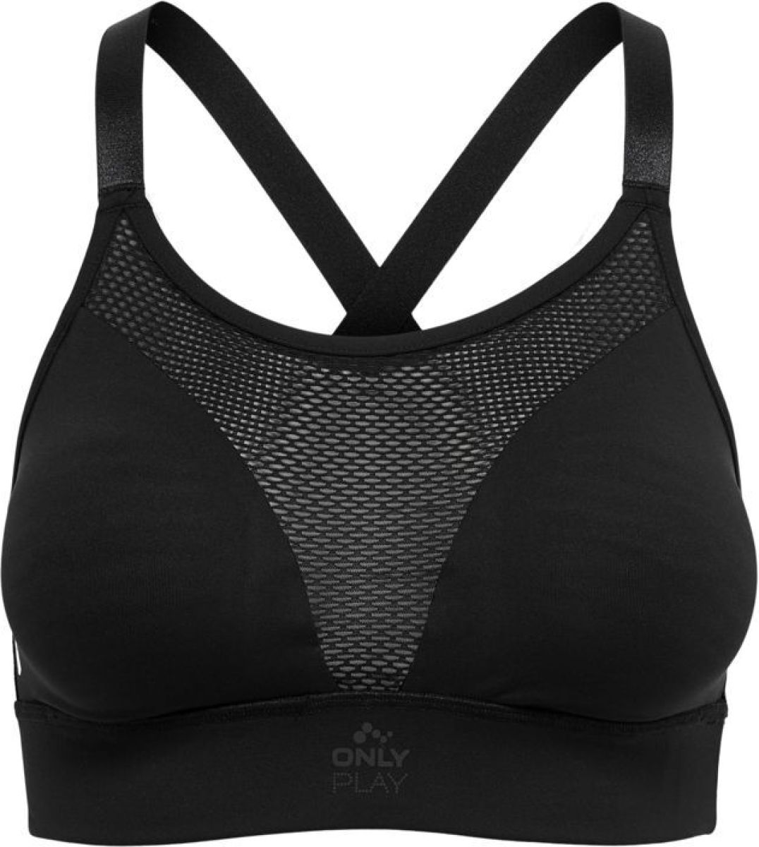 Only Mesh Sport Bh Dames Zwart