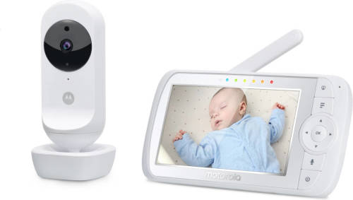 Motorola - Babymonitor Ease35 - Draadloos - Infrarood - Zoom - Thermometer - 2-wegcommunicatie