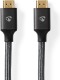 Nedis Ultra High Speed HDMI-Kabel | HDMI-Connector - HDMI-Connector | Gun Metal Grey | Gevlochten