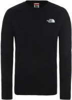 The North Face longsleeve Redbox zwart/rood